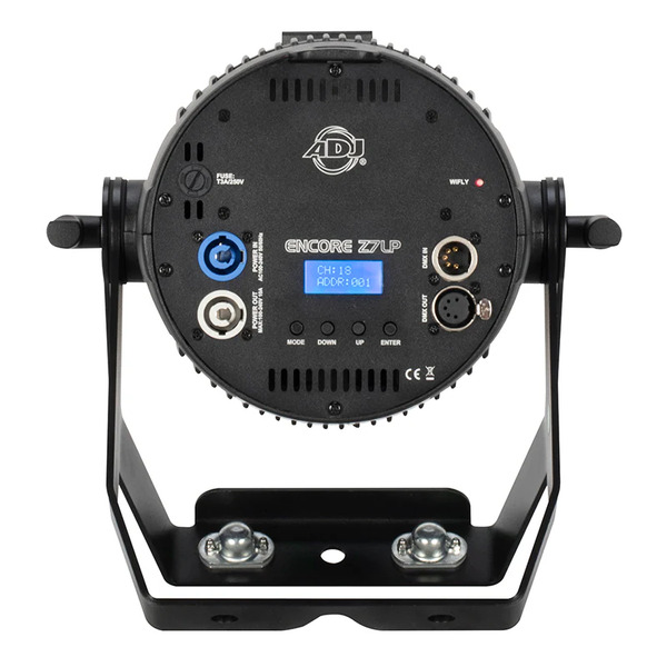 ENCORE Z7 LP7 X 20W RGBL ZOOM PAR WITH WIRED DIGITAL COMMUNICATION NETWORK